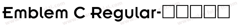 Emblem C Regular字体转换